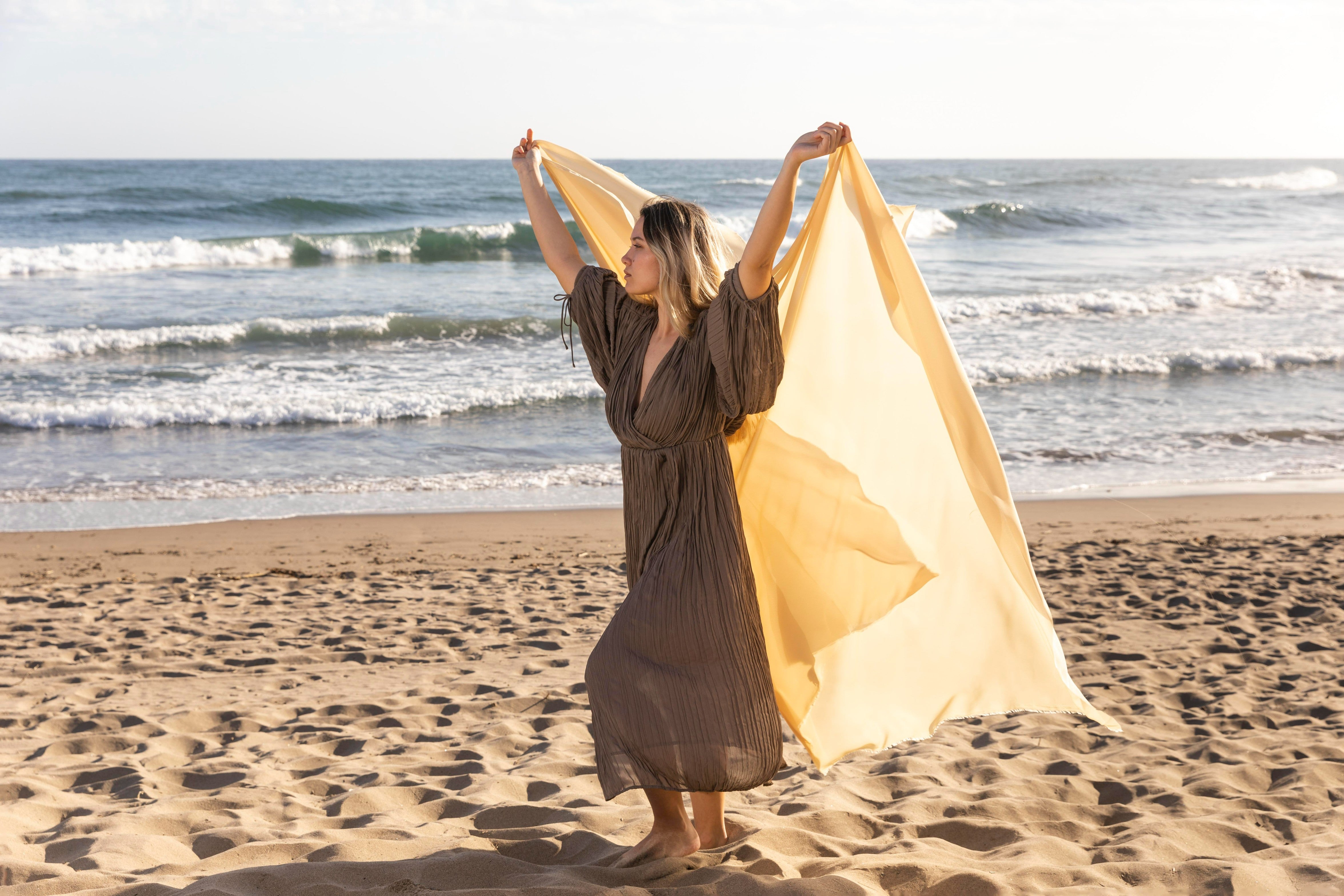princess polly baby blue dress What to Wear on a Beach Vacation: Outfit Ideas For 2026 main image 0