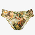 Lush Utopia Ruched Side Bikini Pant - Botanical Camo - Simply Beach UK