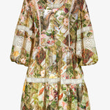 Lush Utopia Mini Tunic Dress - Botanical Camo - Simply Beach UK