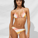 Summer Muse Tie Side Bikini Pant - Coral Mustard - Simply Beach UK