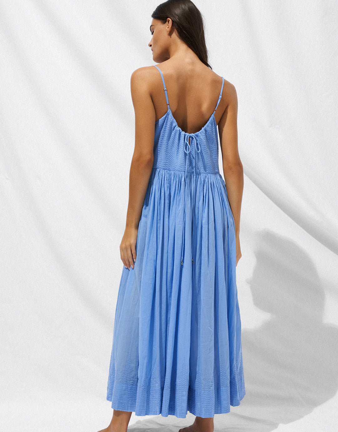 Island Nostalgia Maxi Dress - Cornflower - Simply Beach UK