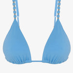 Zen Beads Parallel Tri Bikini Top - Blue - Simply Beach UK