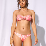 Sunhaze Dreams Twist Bandeau Bikini Top - Solar Energy - Simply Beach UK