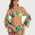 Jungle Underwired Balcony Bikini Set - Jungle Print - Simply Beach UK