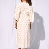 Treasured Trove Buttoned Dress - Sunny Cloud - Simply Beach UK