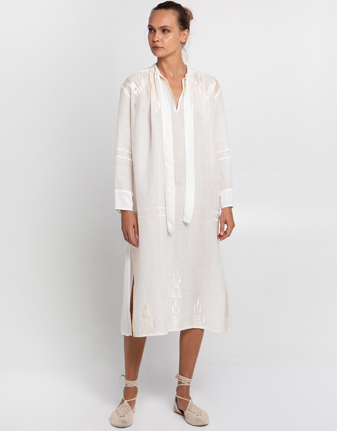 ruched mini dress in biscuit plaid Apres Studio Ruched Mini Dress in Biscuit Plaid