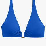Beach Club Solids Ring OTS Bikini Top - Royal Blue - Simply Beach UK