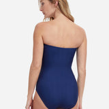 Dolce Vita Bandeau Swimsuit - Navy - Simply Beach UK