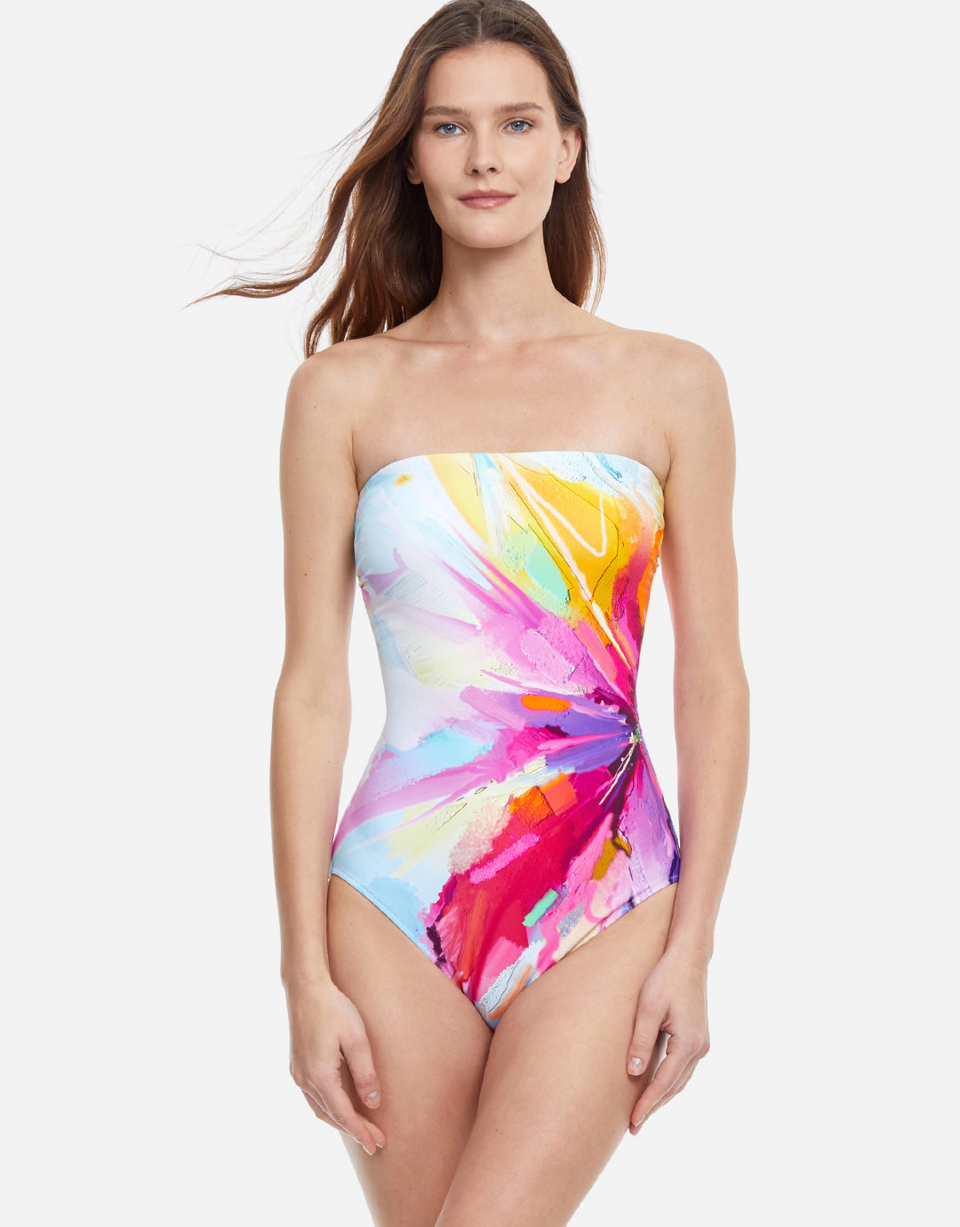 Summer in Capri Bandeau Swimsuit - Simply Beach UK