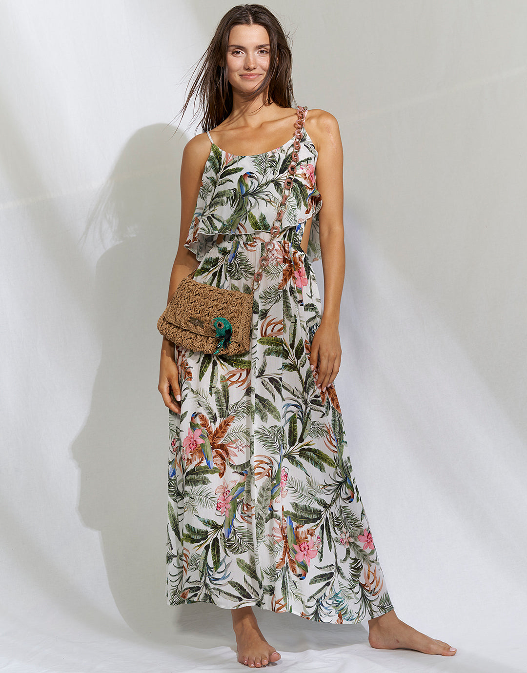 Exotic Dive Maxi Dress - Retro Tropics - Simply Beach UK