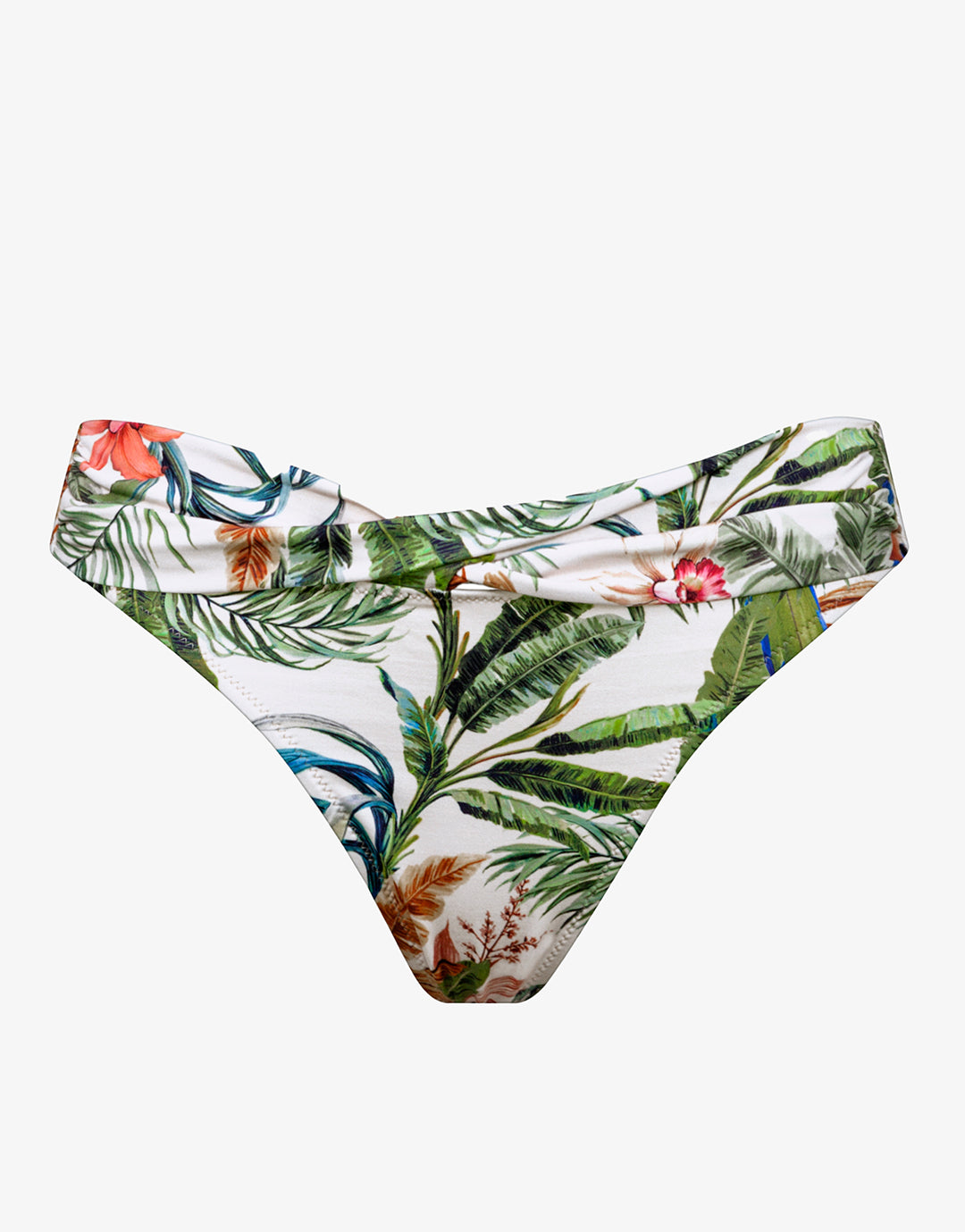 Exotic Dive Twist Front Bikini Pant - Retro Tropics - Simply Beach UK
