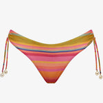 Dopamine Stripe Brazilian Hipster Bikini Pant - Dopamine Brights - Simply Beach UK