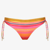 Dopamine Stripe Loop Side Bikini Pant - Dopamine Brights - Simply Beach UK
