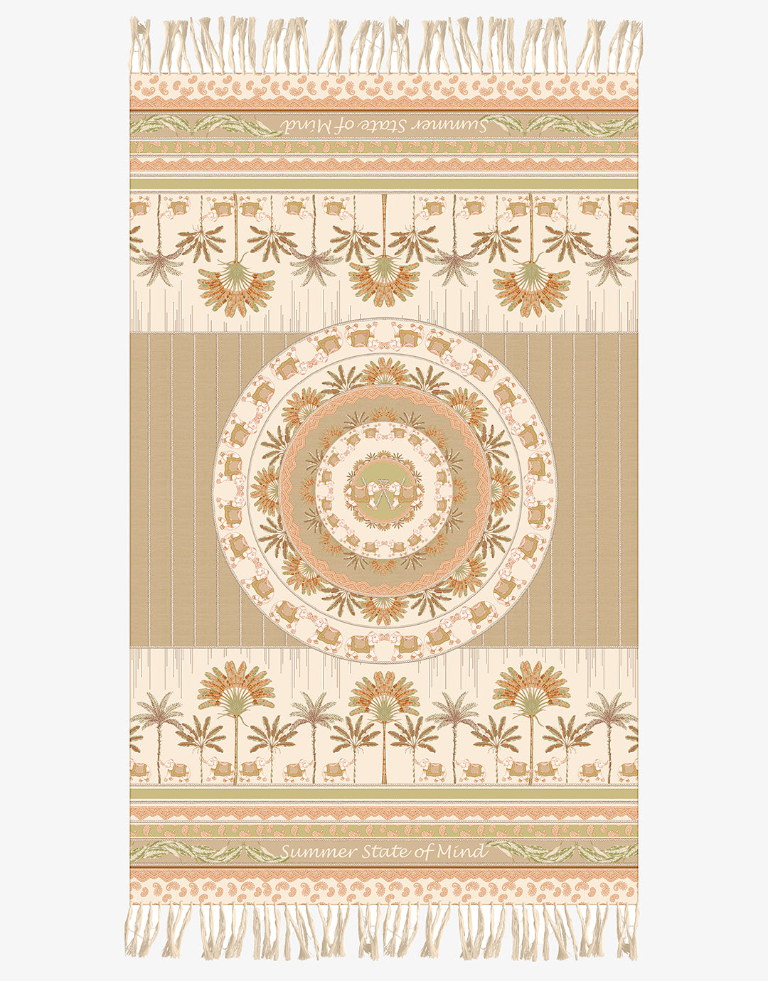 Beach Towel - Cream Oasis - Simply Beach UK