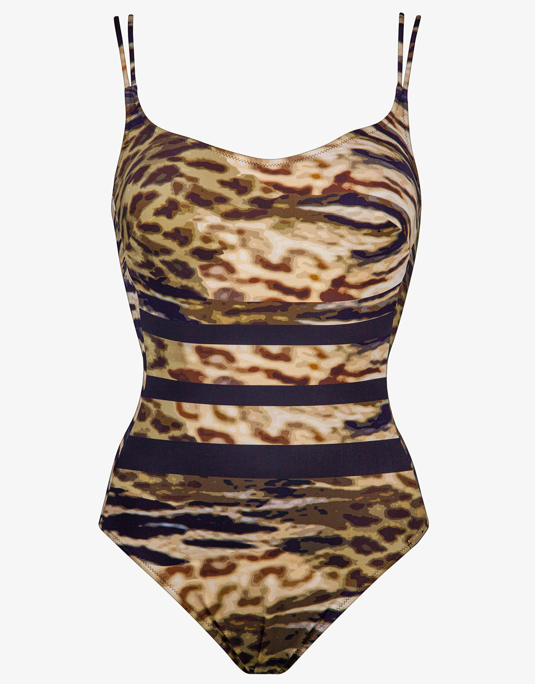 Edge Underwired Swimsuit - Tiger Camo - Simply Beach UK