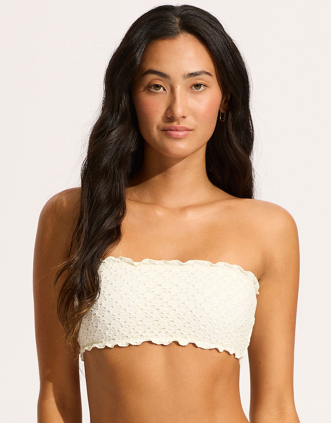 Daydreamer Tube Bikini Top - Vanilla - Simply Beach UK