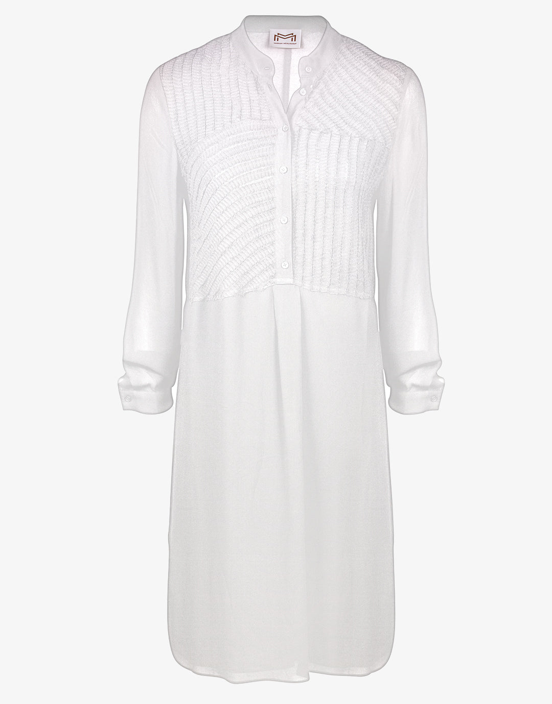 Buttoned Tunic - White - Simply Beach UK