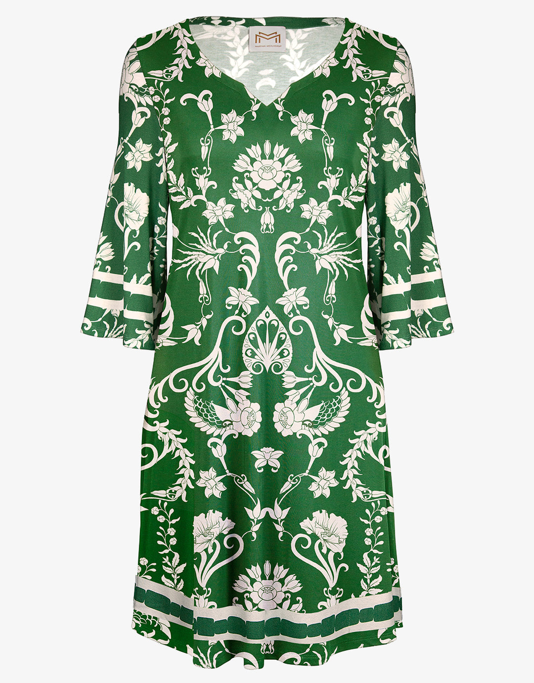 Radiance Tunic Dress - White and Clover - Simply Beach UK