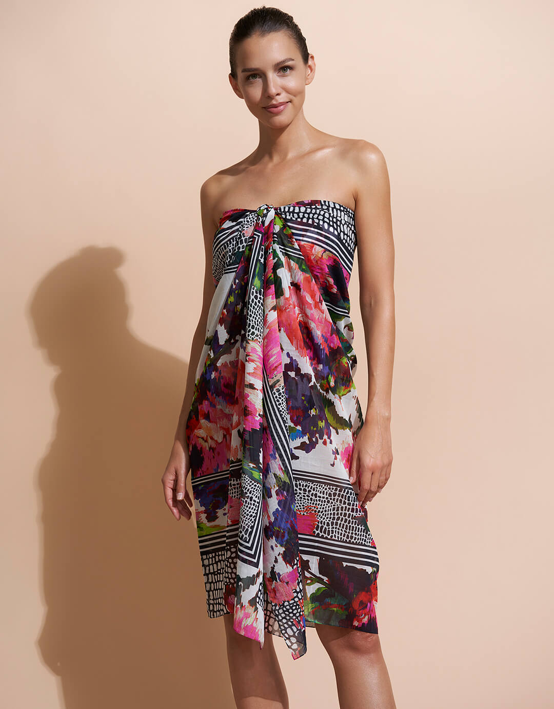 Rose Garden Sarong - Multi - Simply Beach UK
