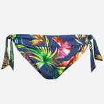 Plunge Tie Side Bikini Pant - Indigo Rainbow - Simply Beach UK