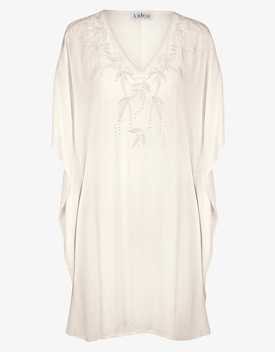 Embroidered Kaftan - Off White - Simply Beach UK