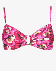 Revelation Underwired Bikini Top - Pansy Pink - Simply Beach UK