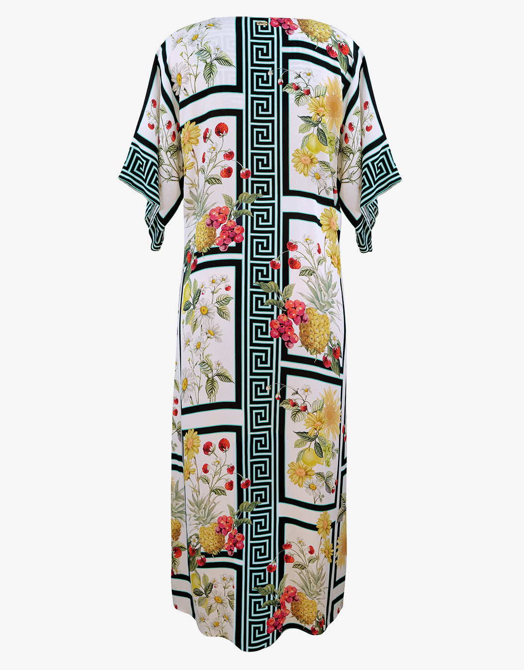 Scenery Maxi Kaftan - Monochrome Garden - Simply Beach UK