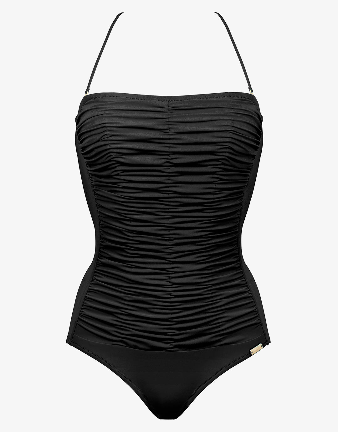Elements Bandeau Swimsuit - Black - Simply Beach UK