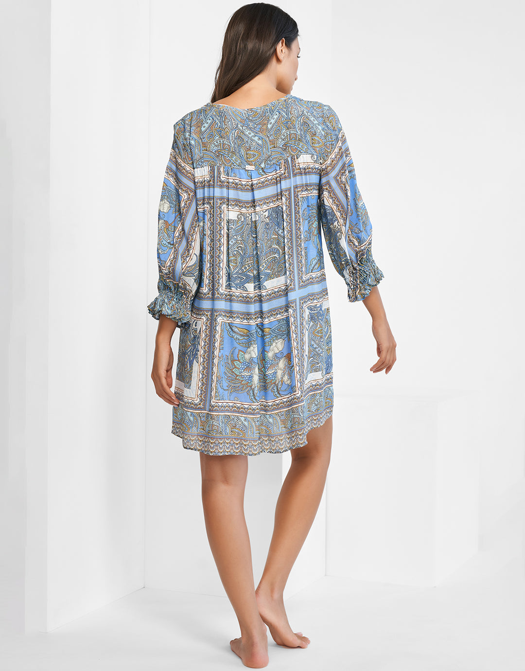 Majorelle Tunic - Oriental Horizon Blue - Simply Beach UK