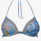 Majorelle Triangle Bikini Top - Oriental Horizon Blue - Simply Beach UK
