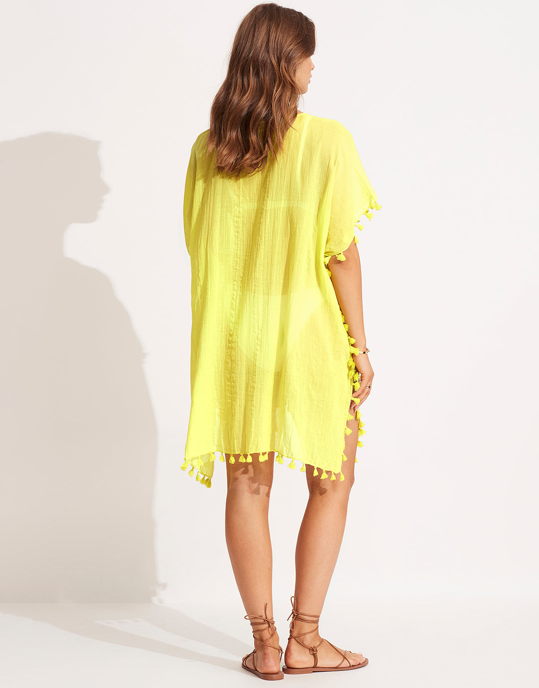 Amnesia Kaftan - Celery - Simply Beach UK