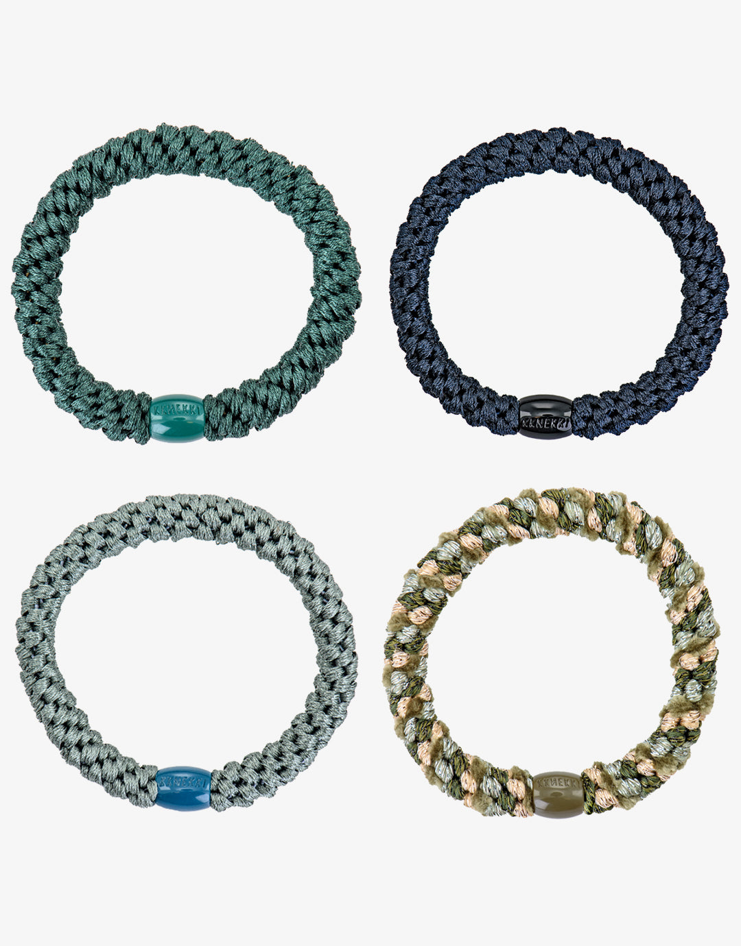 Original Hair Tie Bundle - Turquoise, Blues and Cream - Simply Beach UK