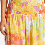 Palm Springs Shirring Skirt - Limelight - Simply Beach UK