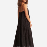 Embroidery Tiered Dress - Black - Simply Beach UK