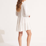 Market Tier Dress - White - Simply Beach UK