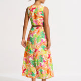 Wonderland Twist Front Maxi Dress - Fuchsia Rose - Simply Beach UK