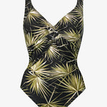 Yucca Flash Underwired Swimsuit - Black Khaki - Simply Beach UK