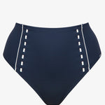 Marine Mindset High Waist Bikini Pant - Skipper Blue - Simply Beach UK