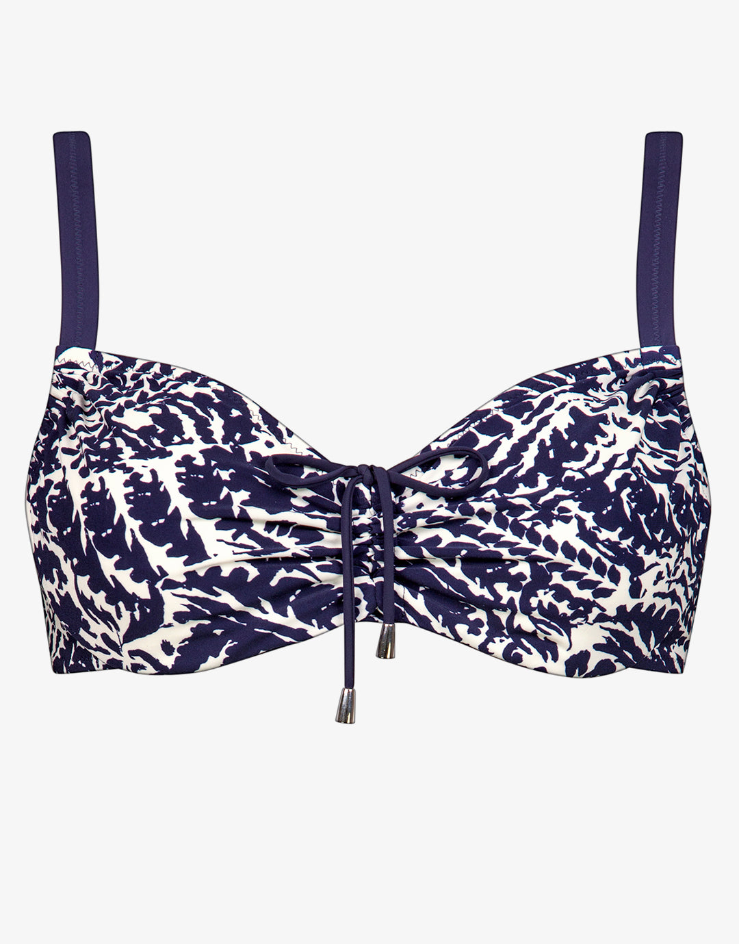 Arabesque Mood Underwired Bikini Top - Canvas Blue - Simply Beach UK