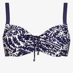 Arabesque Mood Underwired Bikini Top - Canvas Blue - Simply Beach UK