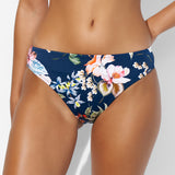 Lush Delight Bikini Pant - Hibiscus Indigo - Simply Beach UK