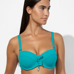 The Core Underwired Bikini Top - Palm Green - Simply Beach UK