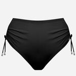 The Core High Waist Adjustable Bikini Pant - Black - Simply Beach UK