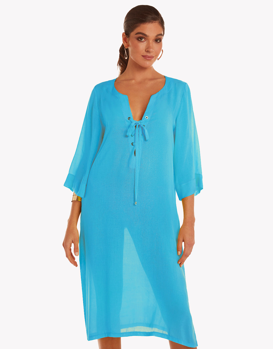 Ceylan Tunic - Turquoise - Simply Beach UK