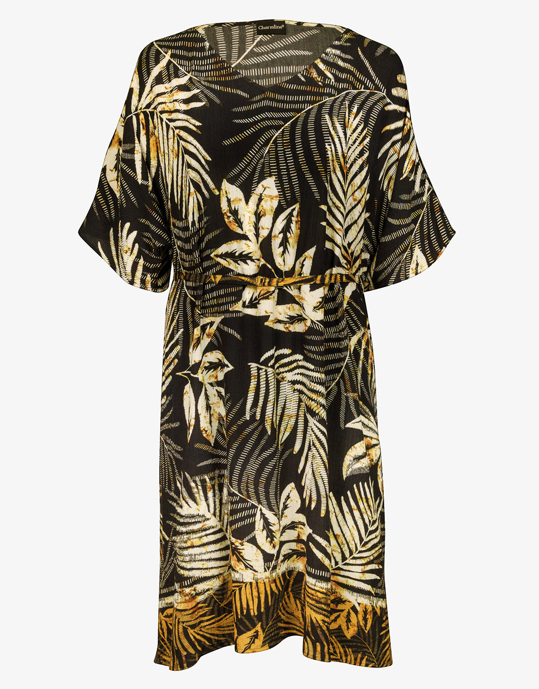 Seductive Leaves Tunic - Black Ivory - Simply Beach UK