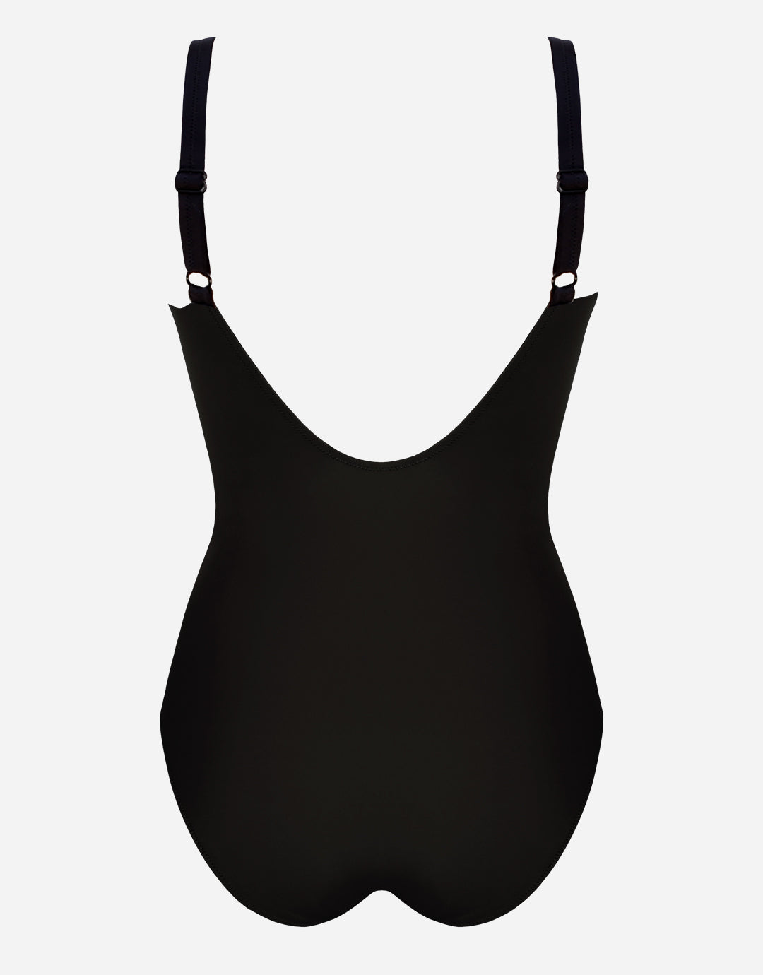 Tobacco Fields V Neck Swimsuit - Tabac Black - Simply Beach UK