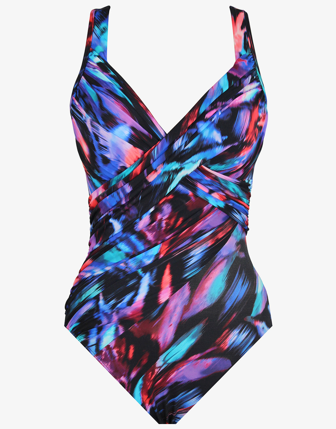 Fuego Flora Revele Swimsuit - Black Floral - Simply Beach UK
