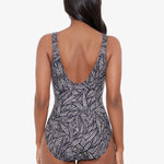 Shore Leave Zipt Swimsuit - Black and White - Simply Beach UK