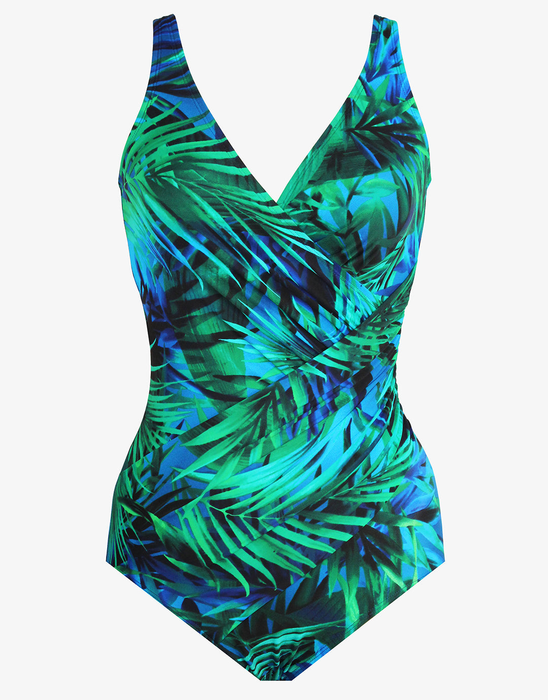 Palm Reeder Oceanus Swimsuit - Blue and Green - Simply Beach UK