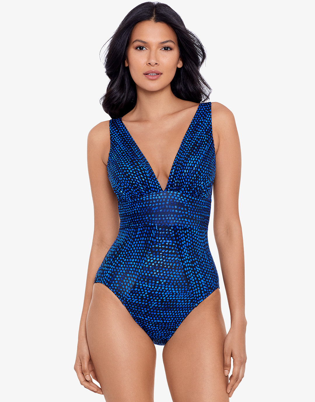 Dot Com Odyssey Swimsuit - Blue - Simply Beach UK